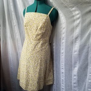 OLD NAVY yellow floral dress